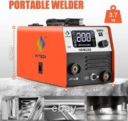 HITBOX 200V 3IN1 Portable MIG Welder ARC LIFT TIG MIG Gasless Welding Machine