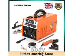 HITBOX 220V MIG Welder Flux Core MIG ARC Inverter Gasless Welding Machine 140A