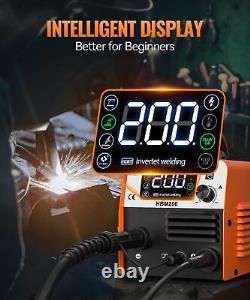 HITBOX 220V MIG Welder Flux Core MIG ARC Inverter Gasless Welding Machine 140A