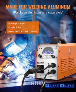 HITBOX 250Amp MIG Welder 220V Aluminum MMA/ARC Lift TIG MIG Welding Machine IGBT