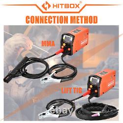 HITBOX 2in1 Mini Welder ARC/Lift TIG MMA 240V Inverter IGBT MMA Welding Machine