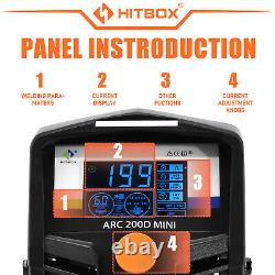 HITBOX 2in1 Mini Welder ARC/Lift TIG MMA 240V Inverter IGBT MMA Welding Machine