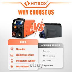 HITBOX 2in1 Mini Welder ARC/Lift TIG MMA 240V Inverter IGBT MMA Welding Machine