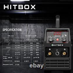 HITBOX 3 in 1 MIG Welder Gasless 220V 140AMP ARC/MMA TIG MIG Welding Machine UK