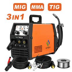 HITBOX 3 in1 MIG Welder Gasless ARC MMA Stick LIGT TIG MIG Welding Machine 220V