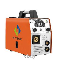 HITBOX 4in1 220V MIG Welder Inverter Gas/Gasless MAG MIG MMA ARC Lift TIG Welder