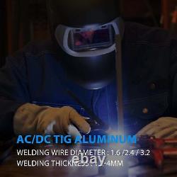 HITBOX Aluminium TIG Welder 220V AC/DC IGBT HF MMA ARC Welding Machine 200A New