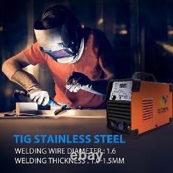HITBOX Aluminum AC/DC PulseTIG welder 220V 200A Digital ARC TIG welding machine