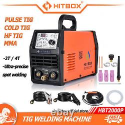 HITBOX Cold TIG Welding Machine HF DC MMA ARC Stick TIG Welder With Pulse IGBT