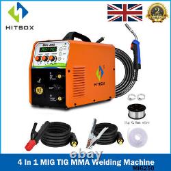 HITBOX Mig Welder 220V Inverter 250A MMA/ARC TIG MIG Gas/Gasless Welding Machine