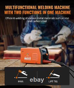 HITBOX Mini ARC Welder Inverter IGBT Lift TIG MMA Portable Welding Machine LED