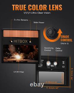 HITBOX Mini ARC Welder Inverter IGBT Lift TIG MMA Portable Welding Machine LED