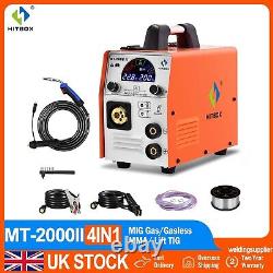 HITBOX Multifuctional MIG Welding Machine 200Amp Color LCD IGBT MIG MMA Lift TIG