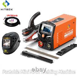 HITBOX Portable ARC Welder 220V Inverter IGBT Lift TIG MMA Mini Welding Machine