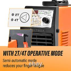 HTIBOX Cold/Pulse/HF Tig Welder 220V 200A ARC/MMA TIG Welding Machine LCD 2T/4T
