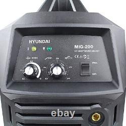 Hyundai 200Amp MIG/MMA(ARC) Inverter Welder, 230V Single Phase HYMIG200