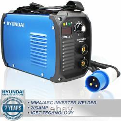 Hyundai HYMMA201 MMA/ARC Inverter Welder 200Amp