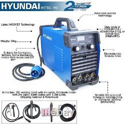 Inverter Welder 230V Single Phase Hyundai 160 amp TIG/MMA/ARC