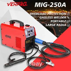 MIG 250 IGBT Inverter DC Welder 2-In-1 MMA Gas Gasless Wire Arc Welding Machine