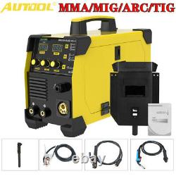 MIG/ARC/TIG/MMA Inverter Welder 160A Gas Gasless IGBT Stick Welding Machine 220V