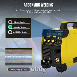 MIG/ARC/TIG/MMA Inverter Welder 160A Gas Gasless IGBT Stick Welding Machine 220V