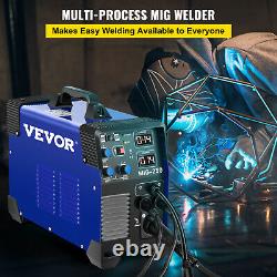 MIG Welder 250A Gas/Gasless IGBT Inverter MMA TIG 3-In-1 ARC Welding Machine