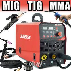 Mig-255 Igbt Inverter DC Welder 3-in-1 Mma Gas Gasless Wire Arc Welding Machine