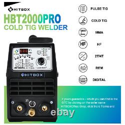 New 200A HF Cold TIG Pulse TIG Welder ARC/MMA HF TIG IGBT Welding Machine 220V