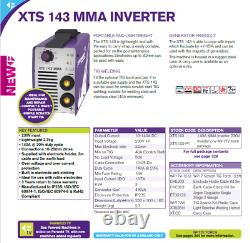 Parweld XTS143 MMA Arc Welding Inverter 140 AMP 230v + LEADS NEXT DAY DELIVERY