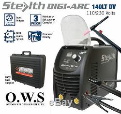 SWP Stealth DIGI-ARC 140LT 140amp 110v 240v Dual Voltage Inverter MMA TIG ARC