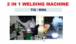 TIG MMA 200Amp Welder DC IGBT Inverter ARC Welding Machine Stick Portable AU
