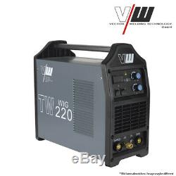 VECTOR Schweißgerät TW220 DC WIG 200A HF TIG MMA ARC Inverter Welder E-Hand