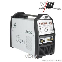 Vector Wig Schweißgerät AC/DC WIG O251 Puls Inverter Mit plasma ALU TIG ARC MMA